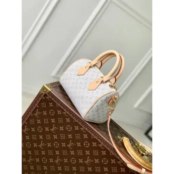 LV M12747 Speedy Bandoulière 20 Bag Mastic Cream