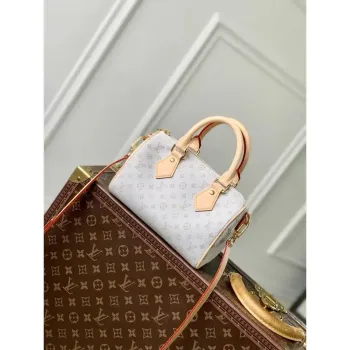 LV M12747 Speedy Bandoulière 20 Bag Mastic Cream