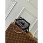 LV M25209 Louis Vuitton Dauphine Soft MM Bag Black