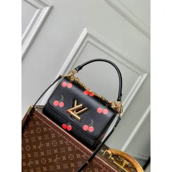 LV M14094 Louis Vuitton LV x TM Twist MM Bag Black