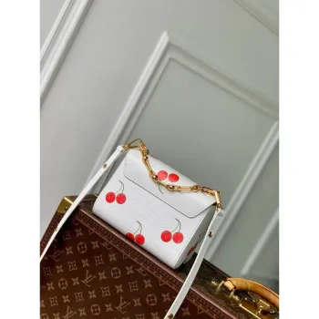 LV M13239 Louis Vuitton LV x TM Twist PM Handbag White