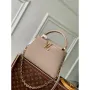 LV M12935 Louis Vuitton Capucines BB Handbag Galet Gray