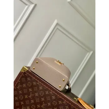 LV M12935 Louis Vuitton Capucines Mini Handbag Galet Gray
