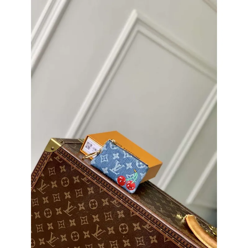 LV M14938 Louis Vuitton LV x TM Key Pouch Blue