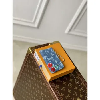LV M14938 Louis Vuitton LV x TM Key Pouch Blue