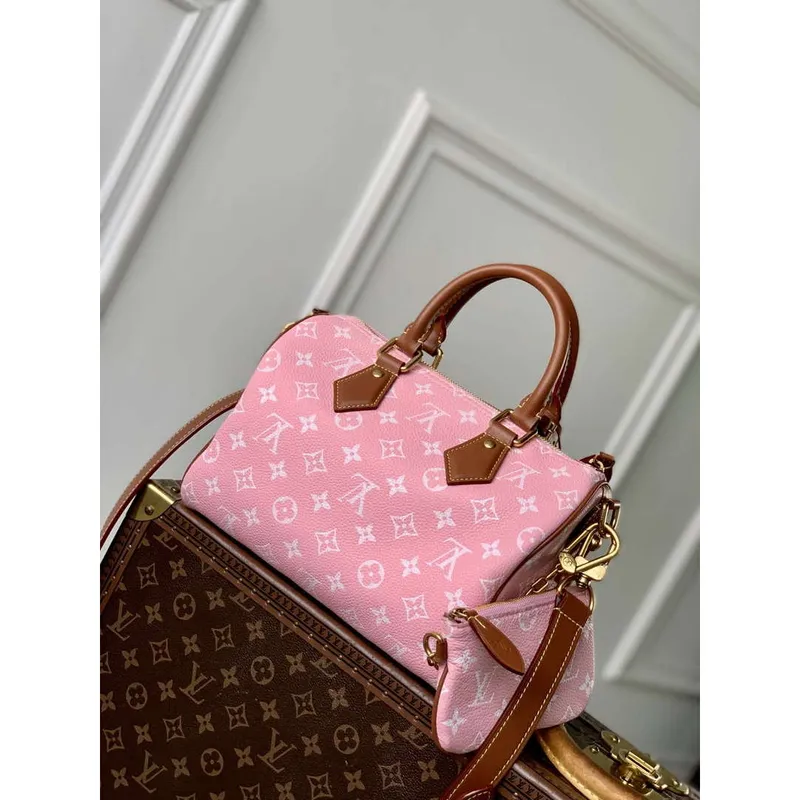 LV M24443 Louis Vuitton Speedy P9 Bandoulière 25 Bag Pink