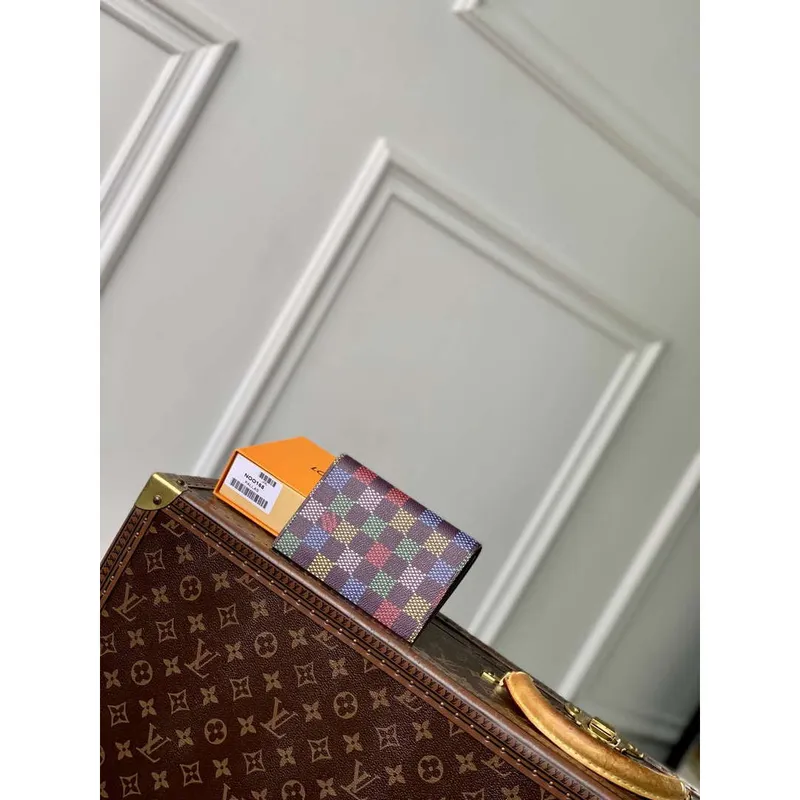 LV N00168 Louis Vuitton Passport Cover Multicolor