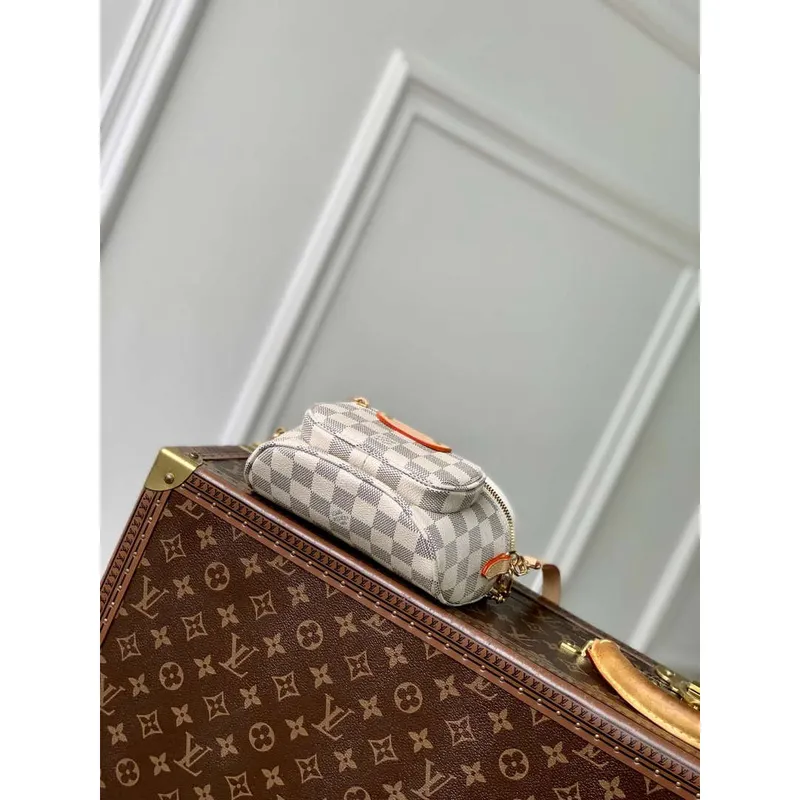 LV N00130 Louis Vuitton Mini Bumbag Damier Azur