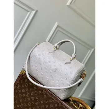 LV M25670 Louis Vuitton Speedy Soft 30 Bag Cloud Gray