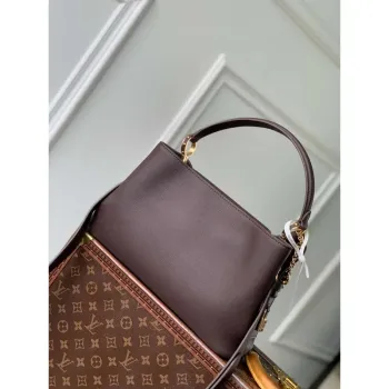 LV M12927 Louis Vuitton Capucines MM Souple Bag Chocolate Brown