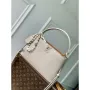 LV M12929 Louis Vuitton Capucines MM Souple Bag Greige