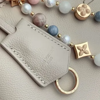 LV M12929 Louis Vuitton Capucines MM Souple Bag Greige