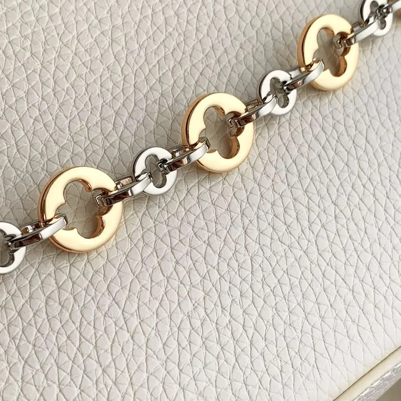 LV M12938 Louis Vuitton Capucines BB Handbag Quartz White