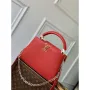 LV M12936 Louis Vuitton Capucines MM Handbag Red