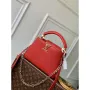 LV M12936 Louis Vuitton Capucines BB Handbag Red