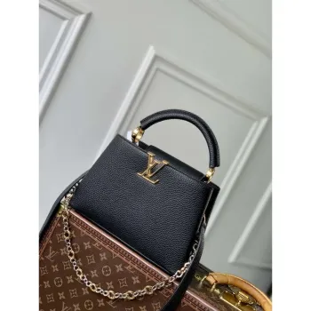 LV M12936 Louis Vuitton Capucines BB Handbag Black