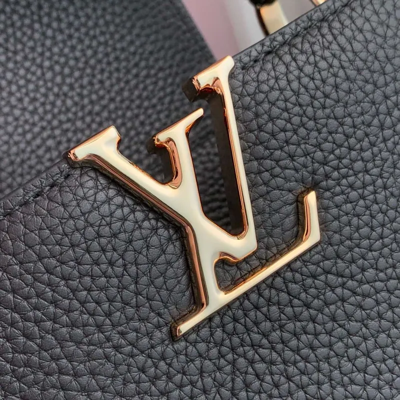 LV M12936 Louis Vuitton Capucines Mini Handbag Black