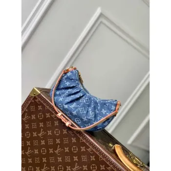 LV M13571 Louis Vuitton Pochette Valley Bag Denim Blue