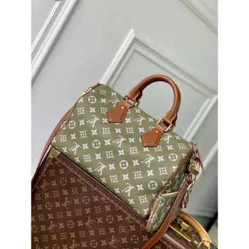 LV M13914 Louis Vuitton Speedy P9 Bandoulière 30 Bag Tail grass green