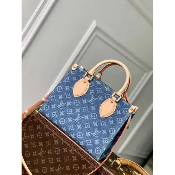 LV M14633 Louis Vuitton OnTheGo PM Bag Denim Blue