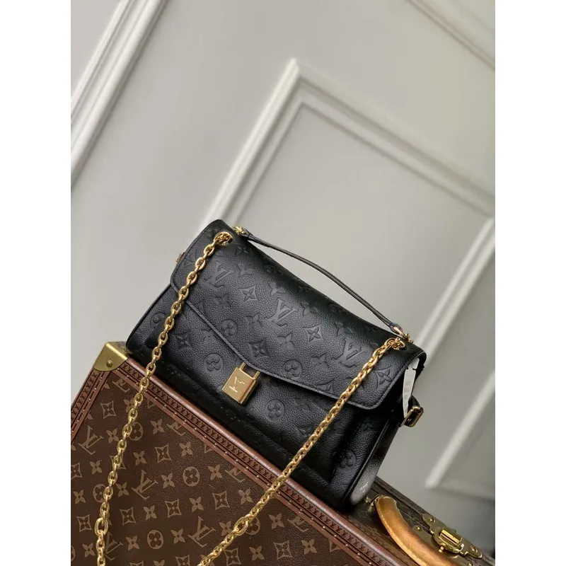 LV M14604 Louis Vuitton Anytime Flap Bag Black