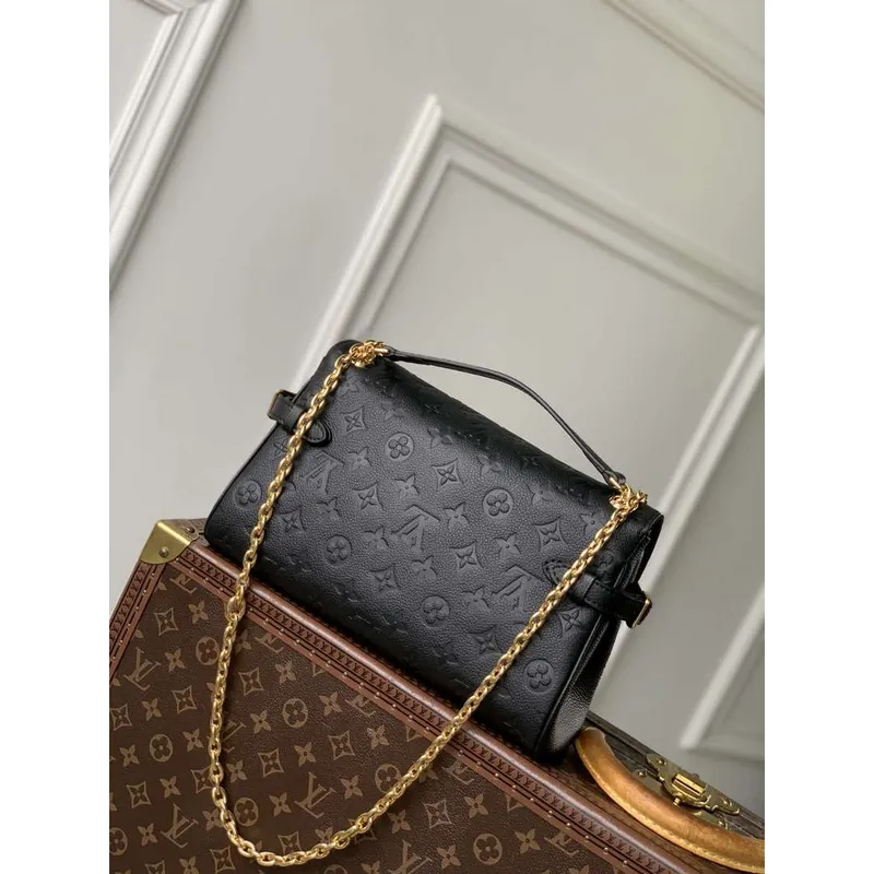 LV M14604 Louis Vuitton Anytime Flap Bag Black