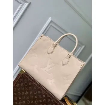 LV M14255 Louis Vuitton OnTheGo MM Bag Sand