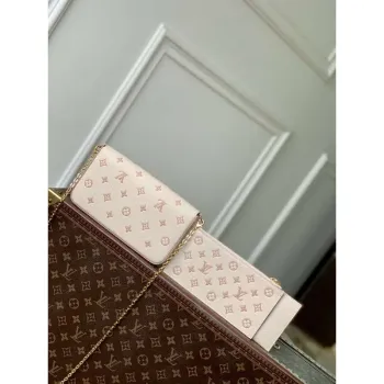 LV M14968 Louis Vuitton Félicie Pochette Bag Bicolor Eden