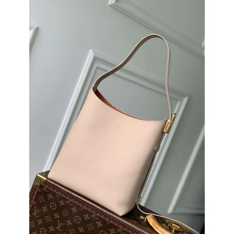 LV M14265 Louis Vuitton Low Key Hobo PM Bag Walnut