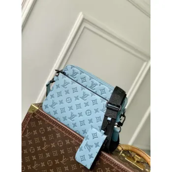 LV M14781 Louis Vuitton Trio Messenger Bag Sky Blue