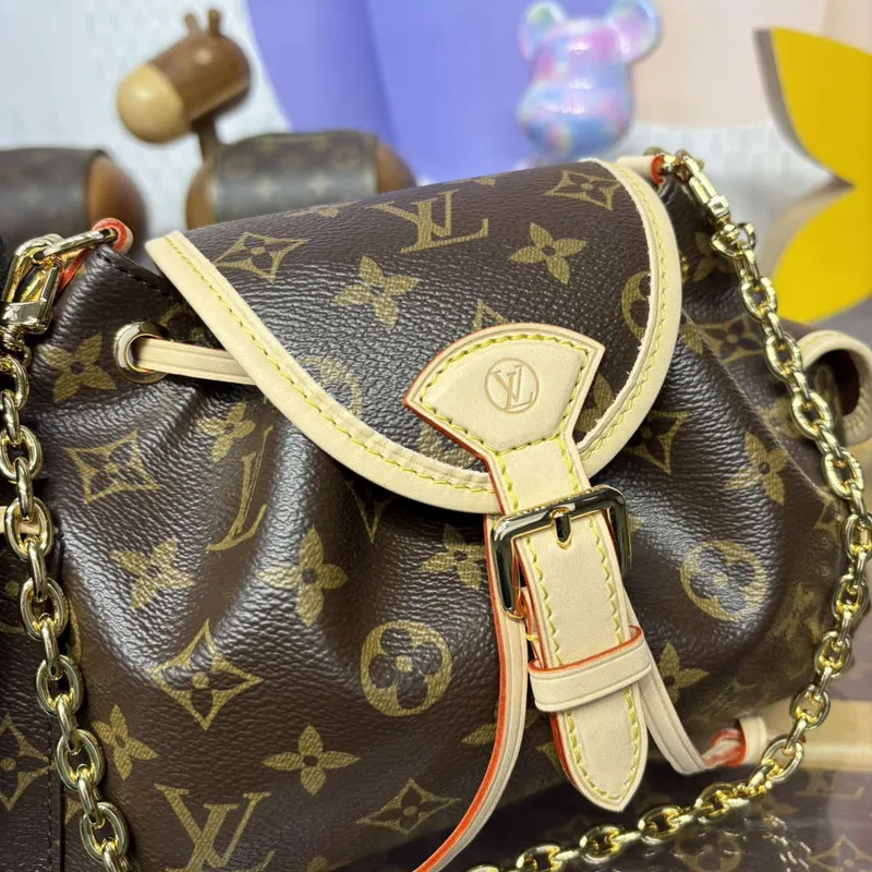 LV M25085 Louis Vuitton Odyssée Handbag Monogram Coated canvas