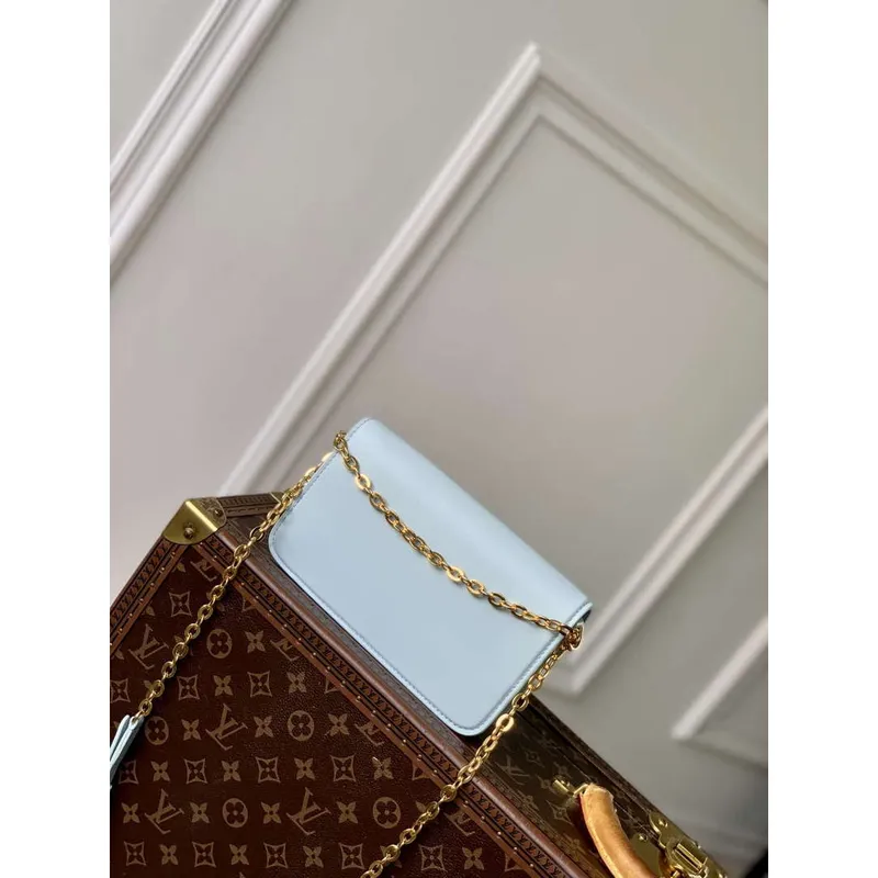 LV M14547 Louis Vuitton Wallet On Chain LV Bloom Bag Azure Blue