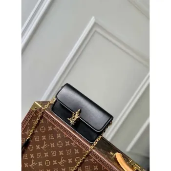 LV M14564 Louis Vuitton Wallet On Chain LV Bloom Bag Black