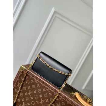 LV M14564 Louis Vuitton Wallet On Chain LV Bloom Bag Black
