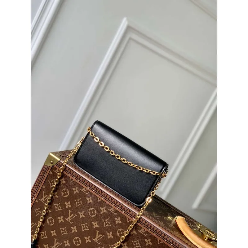 LV M14564 Louis Vuitton Wallet On Chain LV Bloom Bag Black