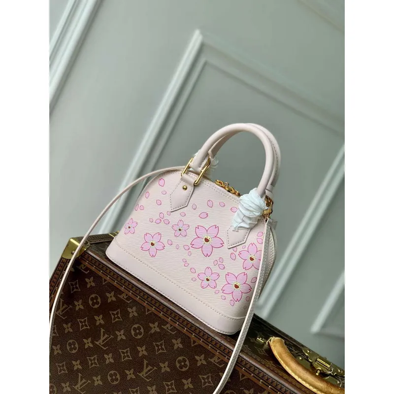 LV M13104 Louis Vuitton LV x TM Alma BB Handbag Cheeky Pink