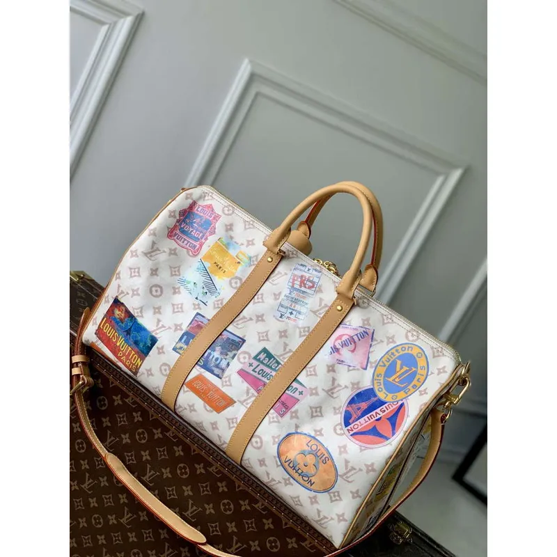 LV M14736 Louis Vuitton Keepall Bandoulière 45 Bag Monogram