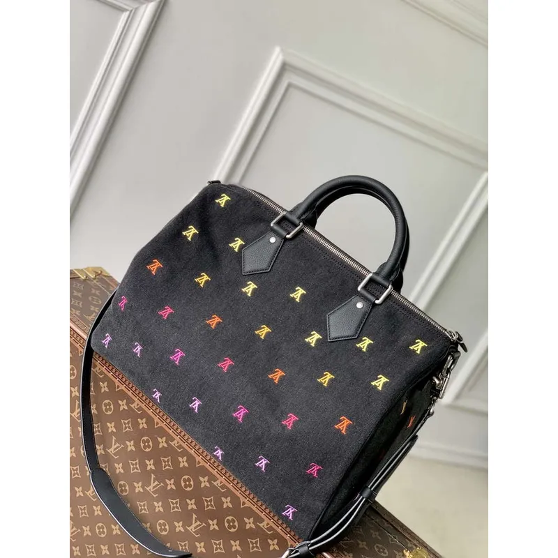 LV M14136 Louis Vuitton Speedy 40 Bandoulière Bag Gradient Orange