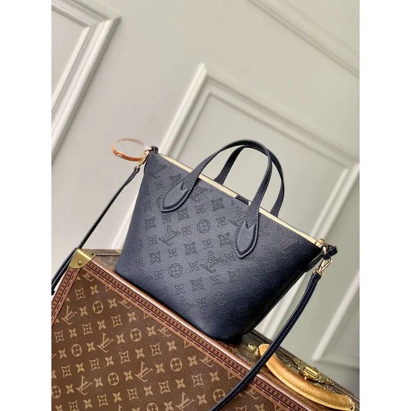 LV M14403 Louis Vuitton Blossom PM Handbag Navy Blue