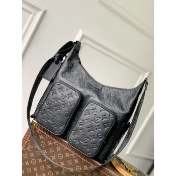 LV M14778 Louis Vuitton Hobo Cargo Bag Black