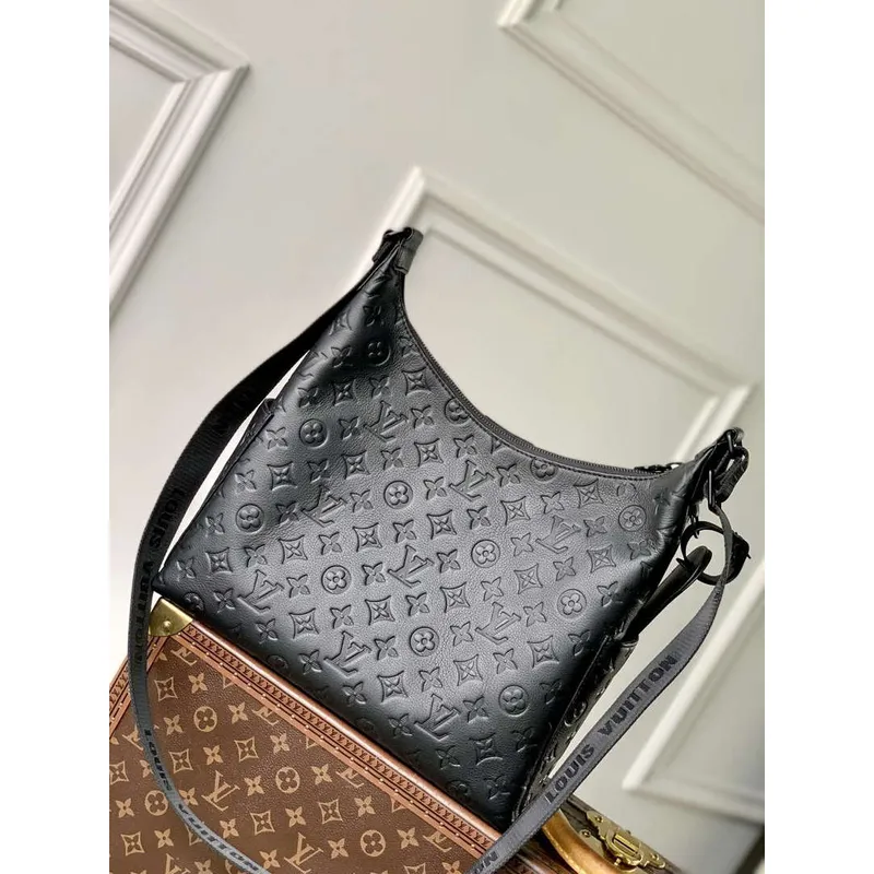 LV M14778 Louis Vuitton Hobo Cargo Bag Black