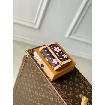 LV M13427 Louis Vuitton LV x TM Victorine Wallet Sakura Brown