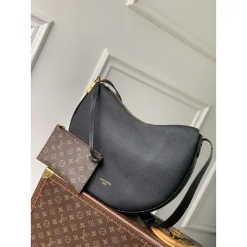 LV M14417 Louis Vuitton Low Key Cookie MM Bag Black