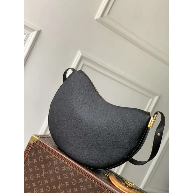 LV M14417 Louis Vuitton Low Key Cookie MM Bag Black