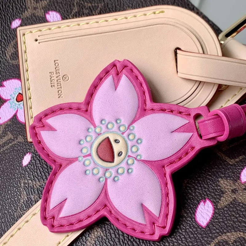 LV M13752 Louis Vuitton LV x TM Keepall Bandoulière 45 Bag Sakura Brown