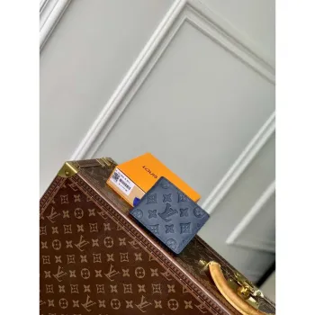 LV M14787 Louis Vuitton Multiple Wallet Navy Blue