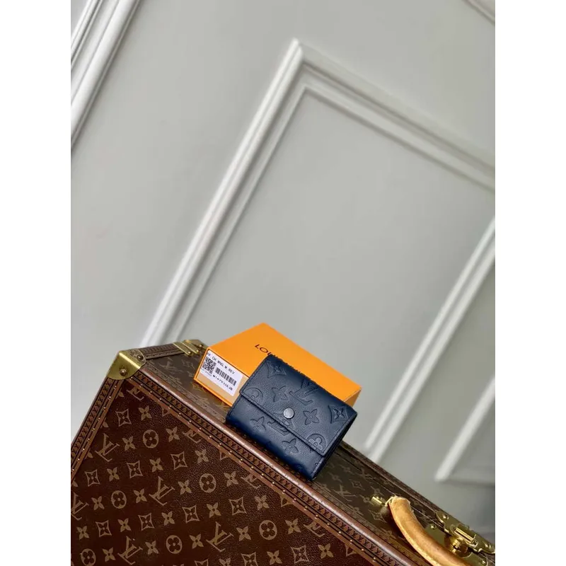 LV M14793 Louis Vuitton Victor Wallet Navy Blue