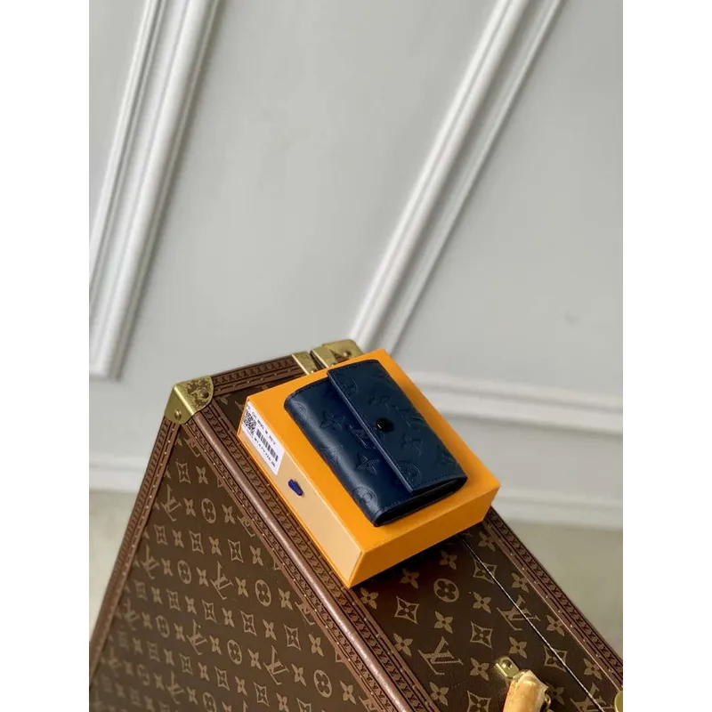 LV M14793 Louis Vuitton Victor Wallet Navy Blue