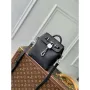 LV M11637 Louis Vuitton Steamer 15 Compact City Bag Black