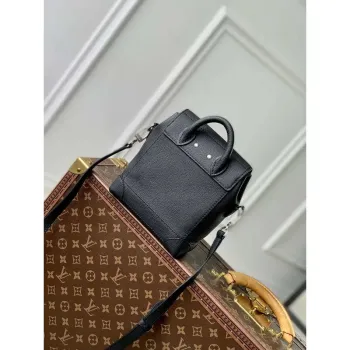 LV M11637 Louis Vuitton Steamer 15 Compact City Bag Black